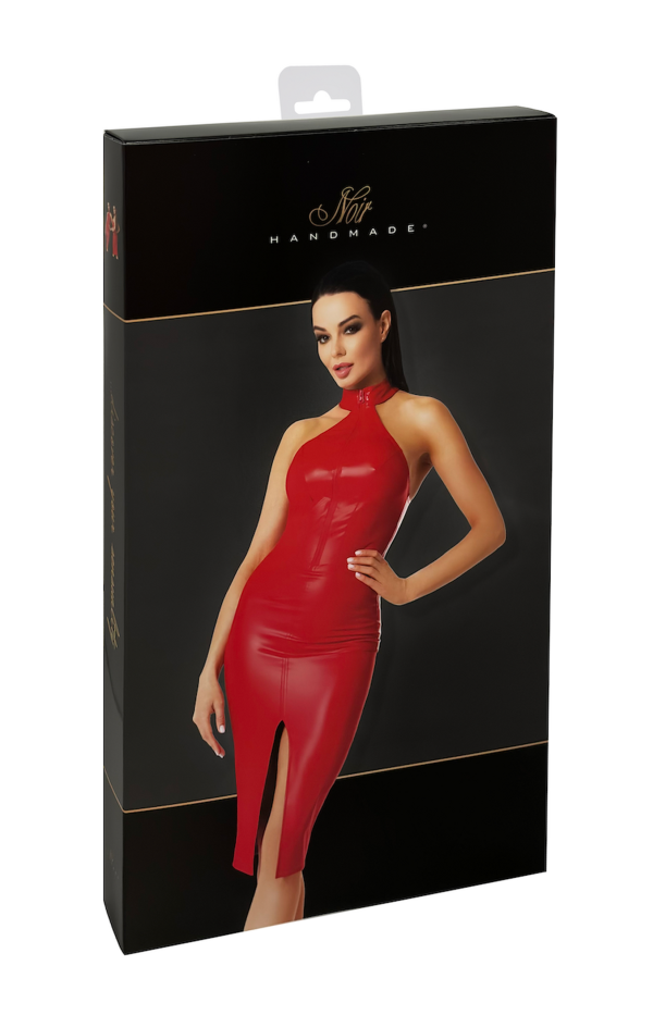 Orgia Midi Dress Red - Image 7