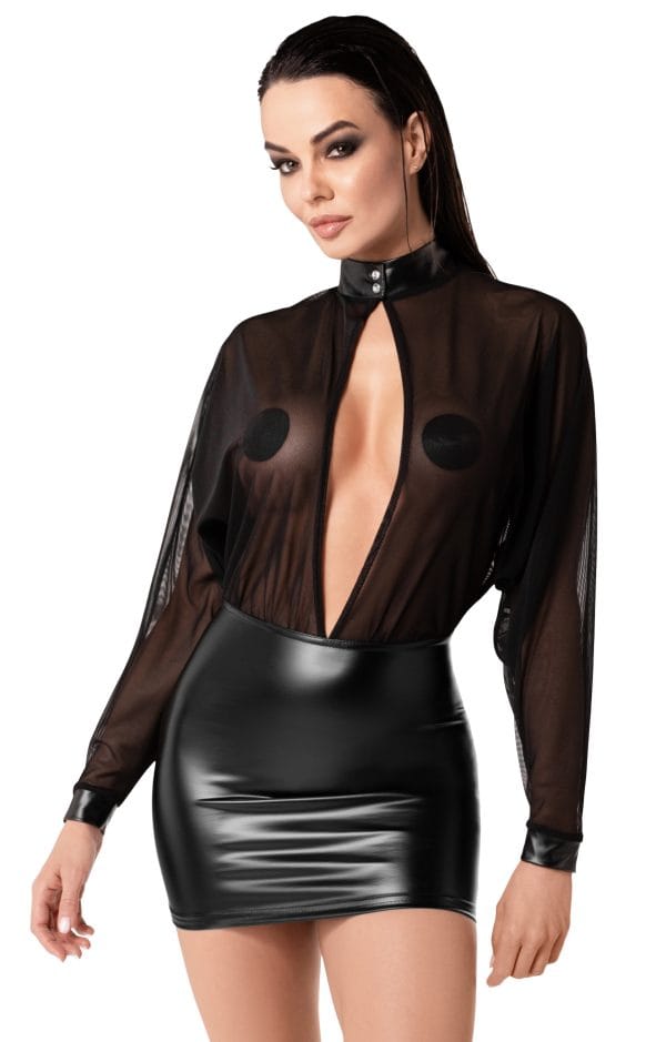 Opium Mini Dress – Dark Allure, Double Impact